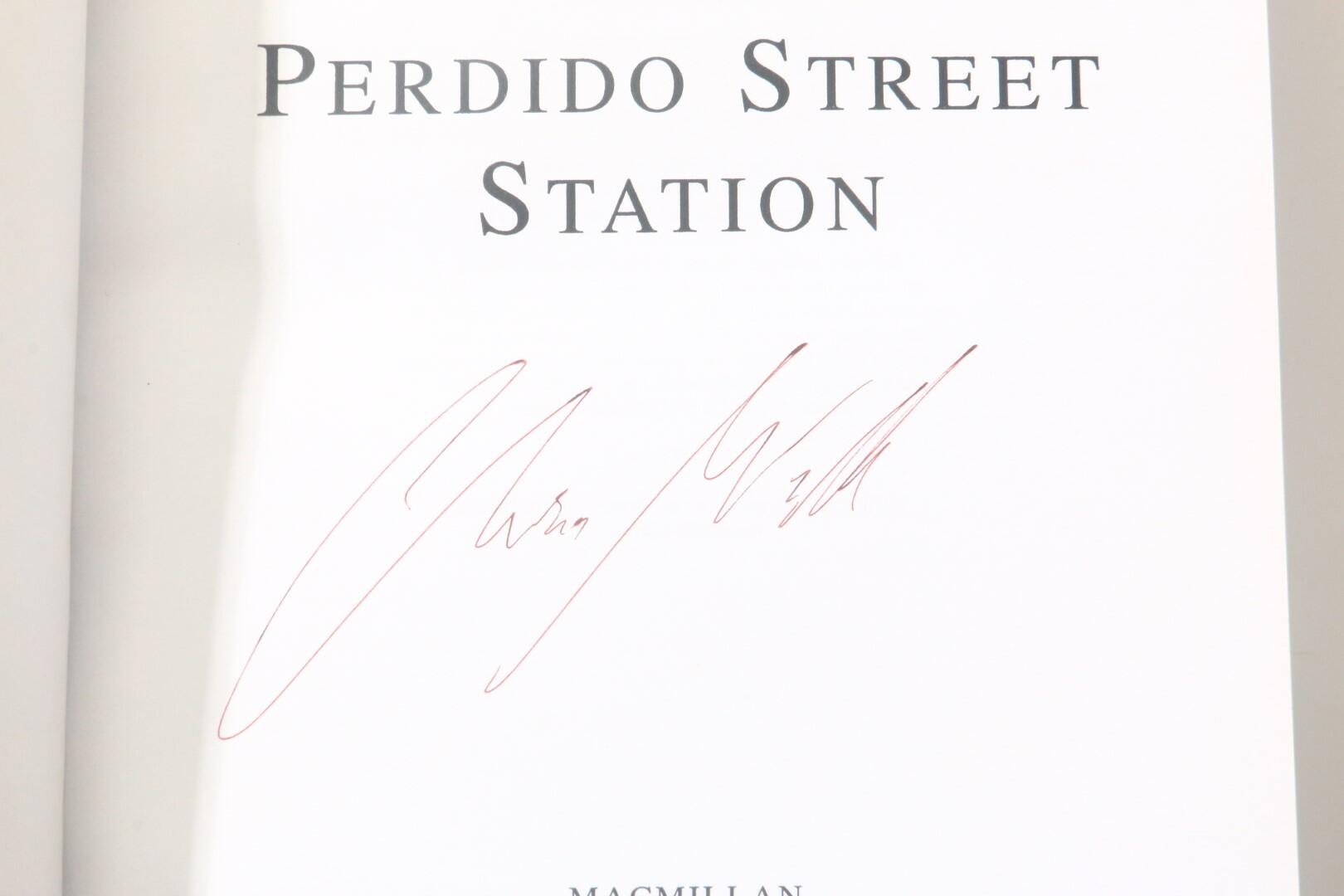 China Mieville - Perdido Street Station - Macmillan, 2000, Signed Proof.