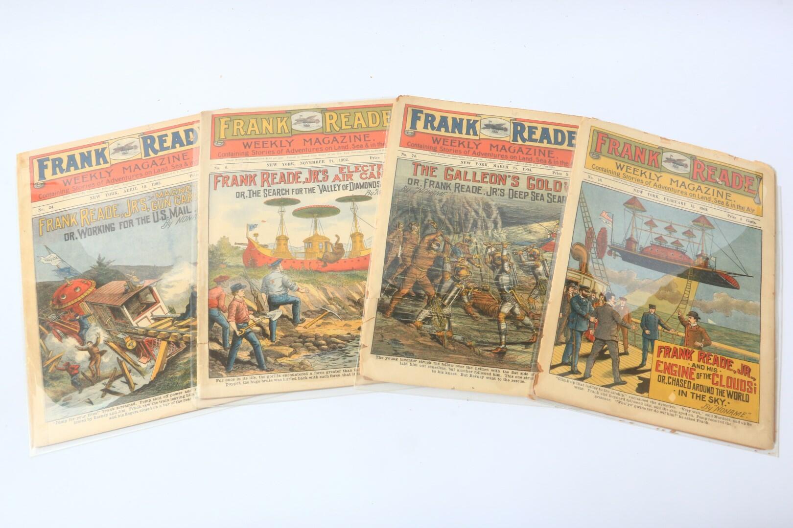 Noname [Luis P. Senarens] - A Collection of Frank Reade Weekly Magazines - Frank Tousey, 1889-1904, First Edition.