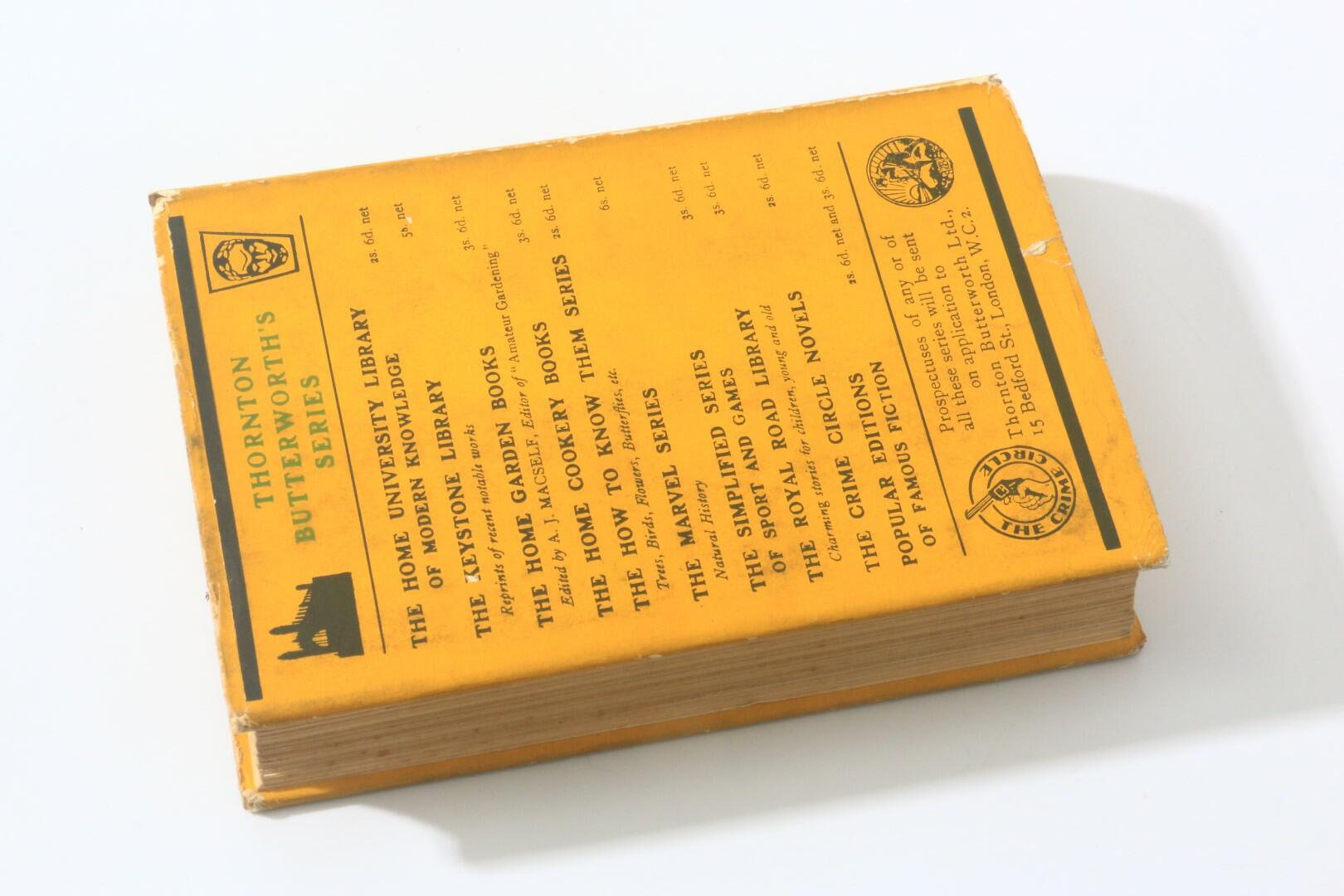 Walker Taylor - Murder in the Suez Canal - Thornton Butterworth, 1937, First Edition.