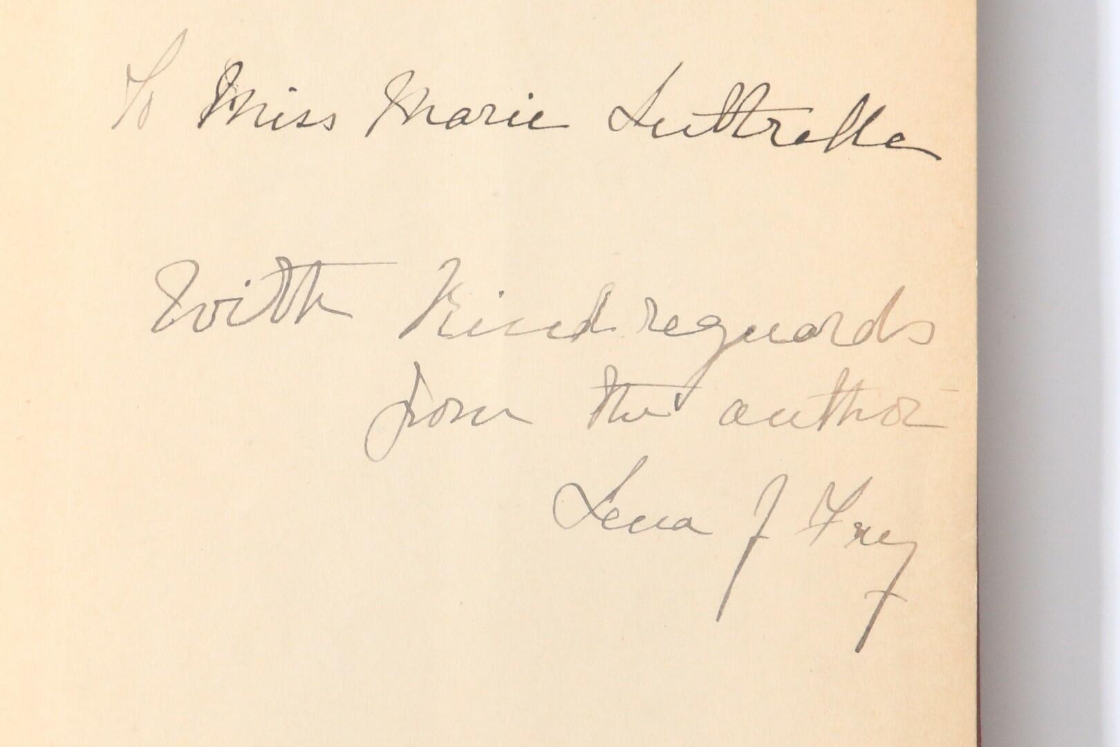 Lena Jane Fry - Other Worlds - Privately Printed, 1905, Signed First Edition.