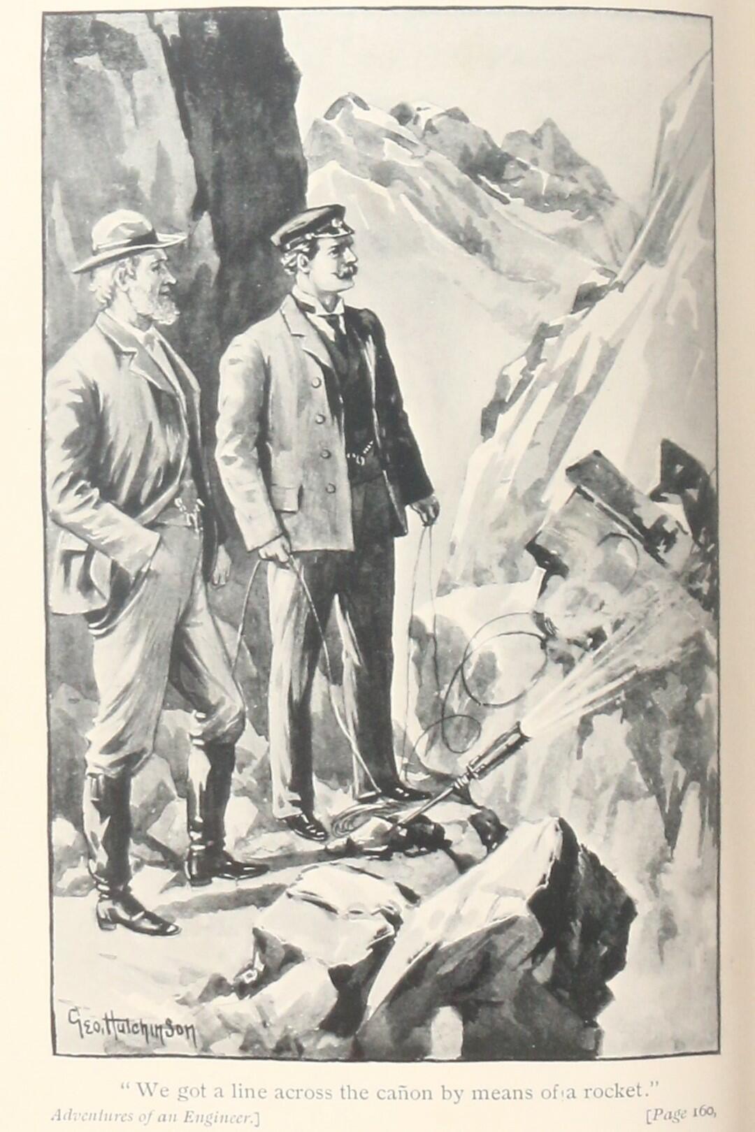 Weatherby Chesney [C.J. Cutcliffe Hyne] - The Adventures of an Engineer - James Bowden, 1898, First Edition.