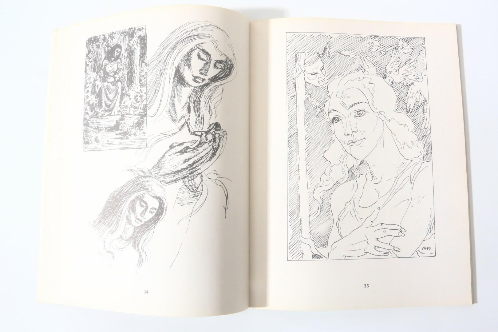 Gerry de la Ree & Gene Nigra - A Hannes Bok Sketchbook - Gerry de la Ree, 1976, First Edition.