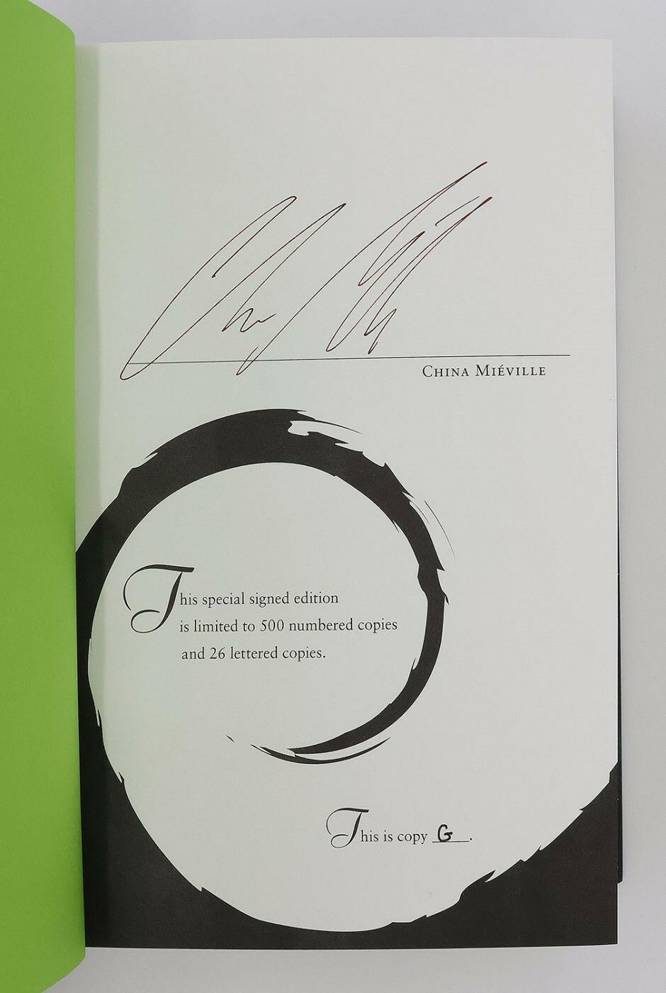 China Mieville - Kraken: An Anatomy - Subterranean Press, 2010, Signed Limited Edition.