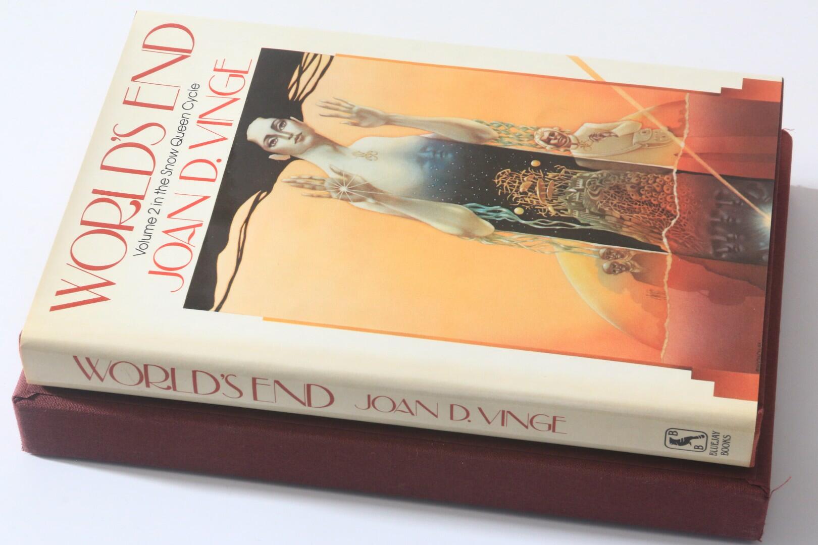 Joan D. Vinge - World's End - Bluejay Books, 1984, Signed Limited Edition.
