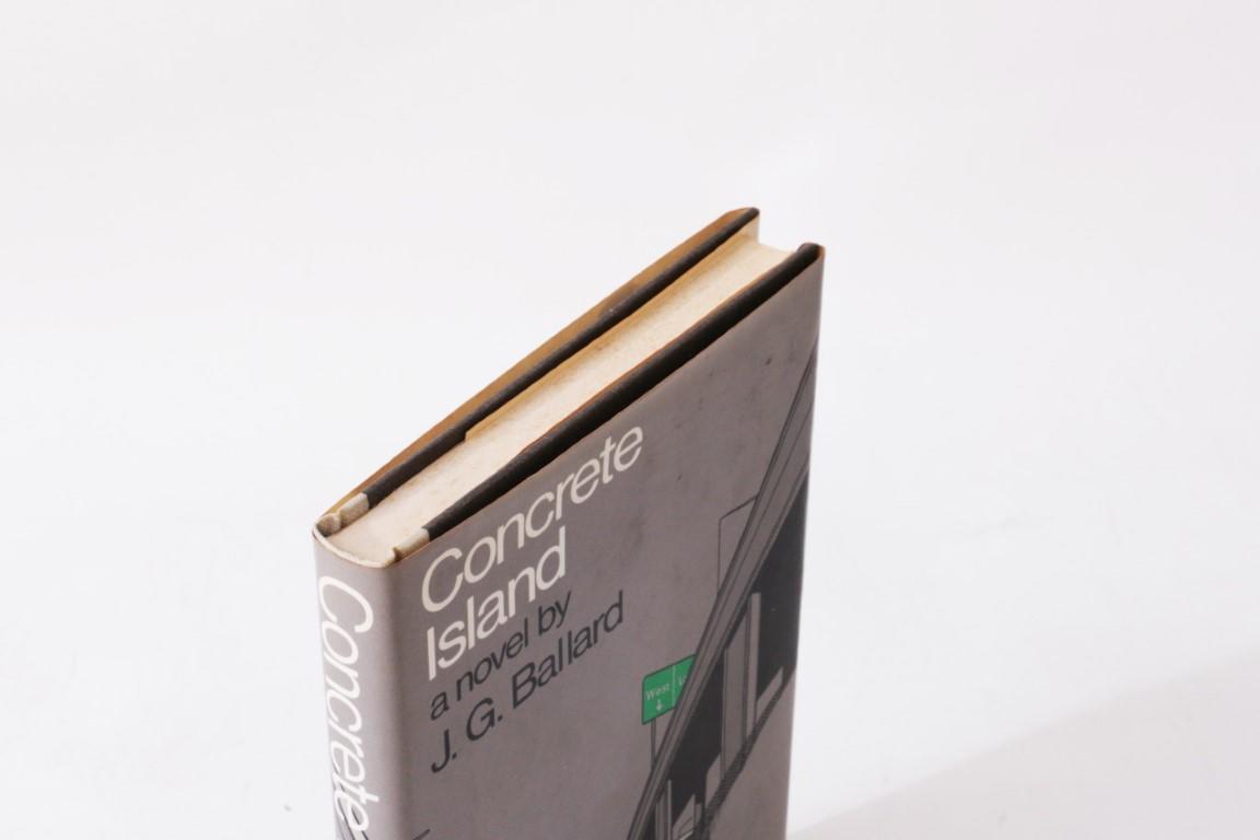J.G. Ballard - Concrete Island - Farrar Straus and Giroux, 1974, First Edition.