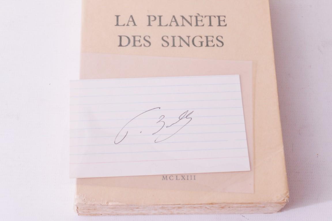 Pierre Boulle - La Planete de Singes - Editions Rene Julliard, 1963, Limited Edition.