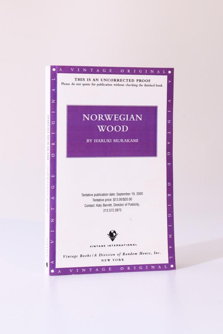 Haruki Murakami - Norwegian Wood - Vintage Books, 2000, Proof.