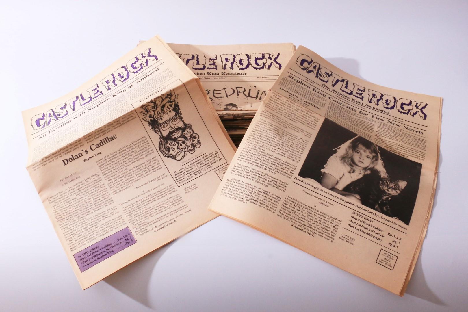 Stephen King - Castle Rock Newsletter - Castle Rock Press, 1985-1989, First Edition.