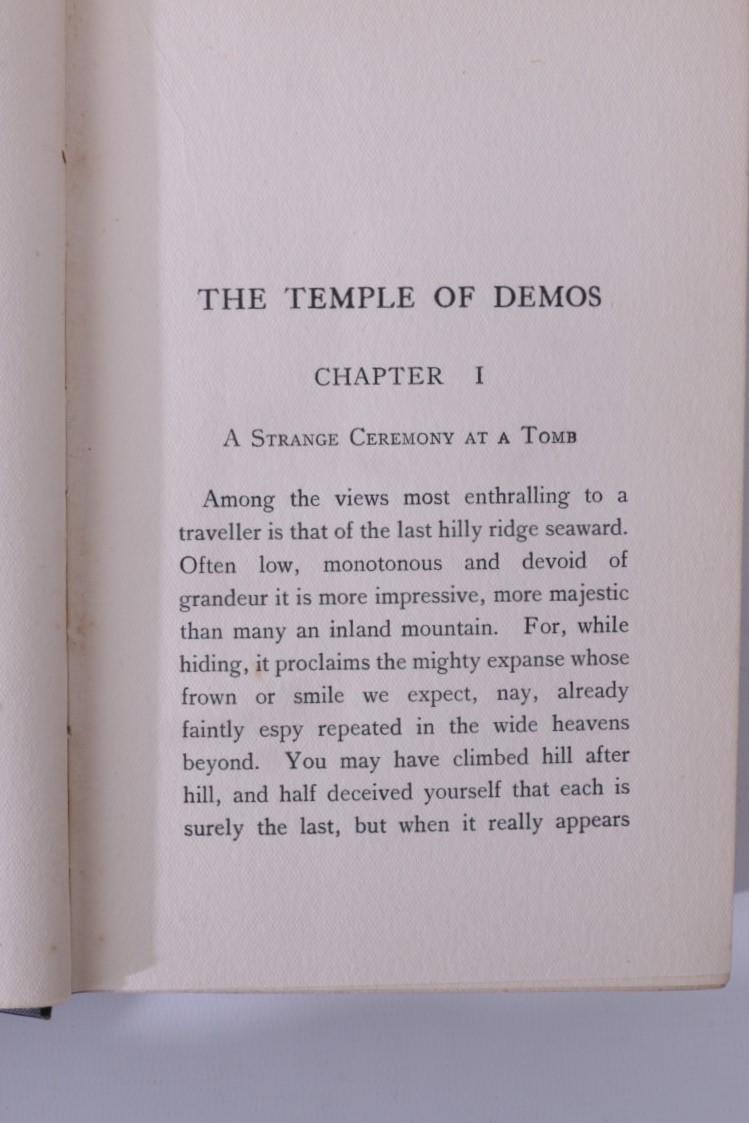 H.M. Bower - The Temple of Demos - John Ouseley, n.d. [1912 BL], First Edition.