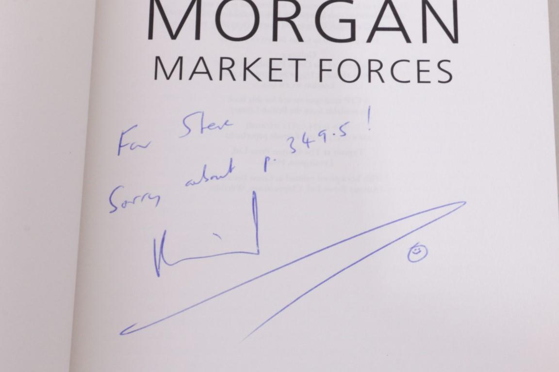 Richard Morgan - The Takeshi Kovacs Novels [comprising] Altered Carbon, Broken Angels and Market Forces w/ proofs - Gollancz, 2002-2004, Signed First Edition.