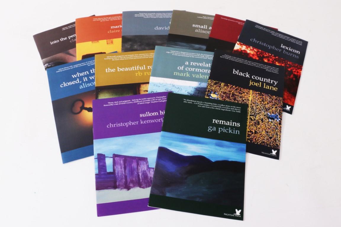 Joel Lane, Mark Valentine etc. - A Collection of 12 Nightjar Press Booklets - Nightjar Press, 2010-2012, Signed Limited Edition.