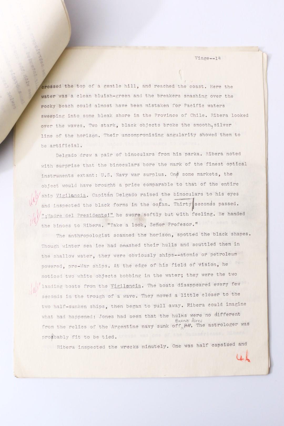 Vernor Vinge - apartness Typescript - None, nd [~1965], Manuscript.