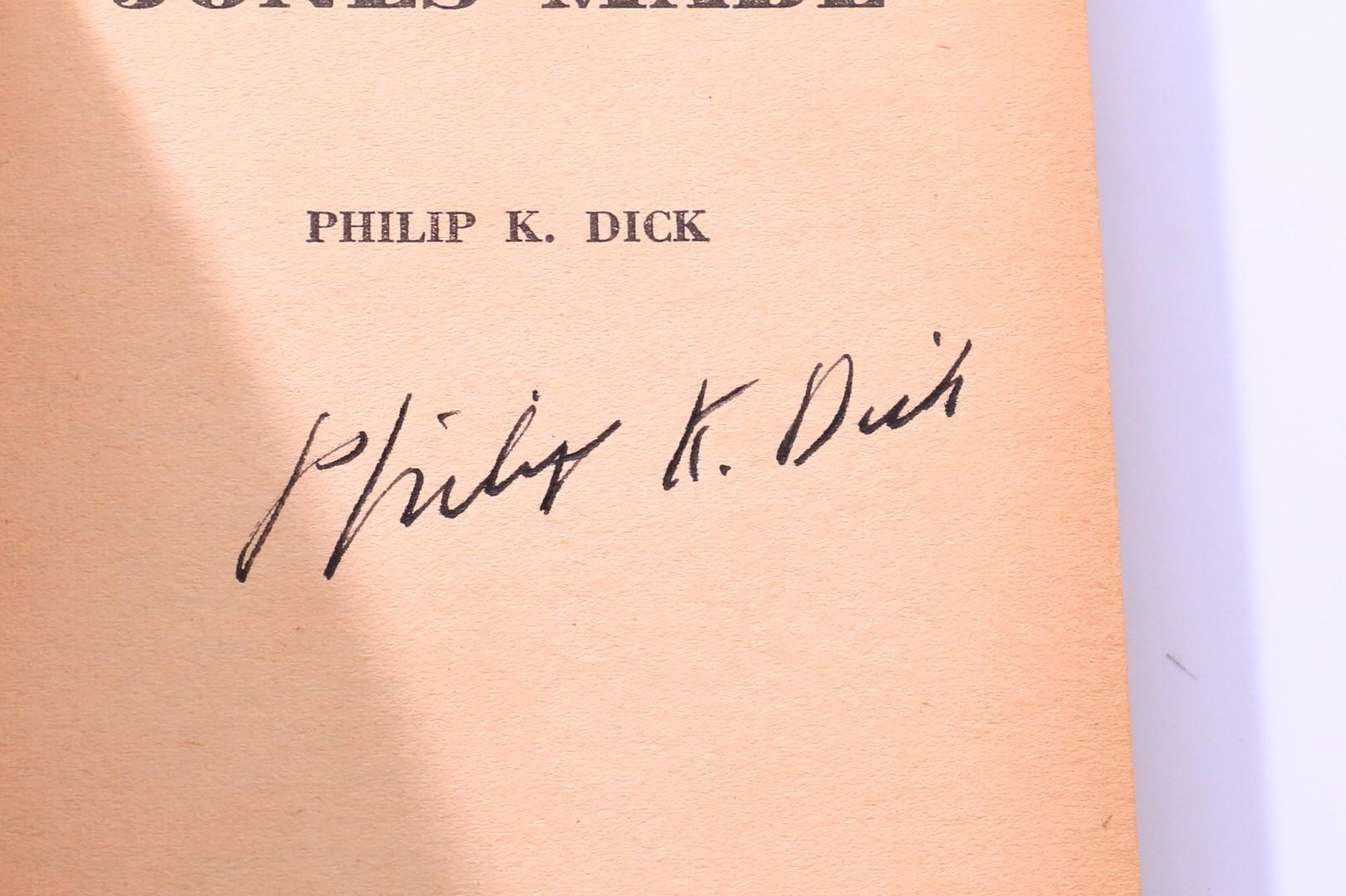 Philip K. Dick - The World Jones Made - Ace Books, 1956, Signed First Edition.
