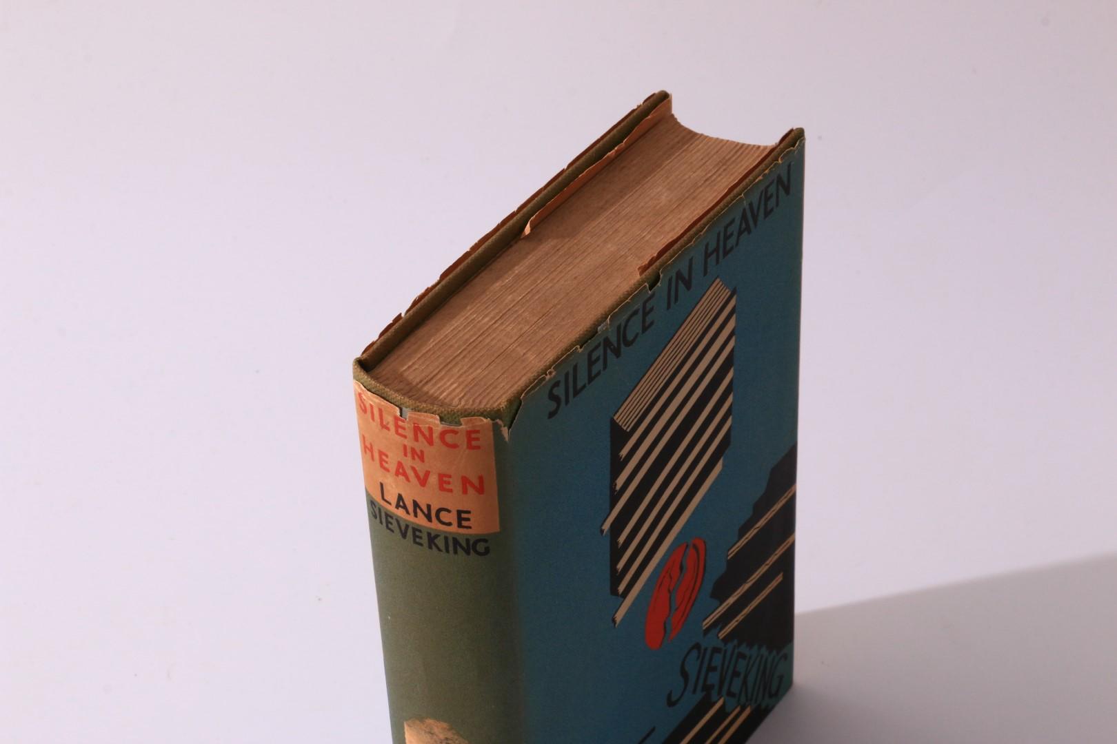 Lance Sieveking - Silence in Heaven - Cassell, 1936, Signed First Edition.