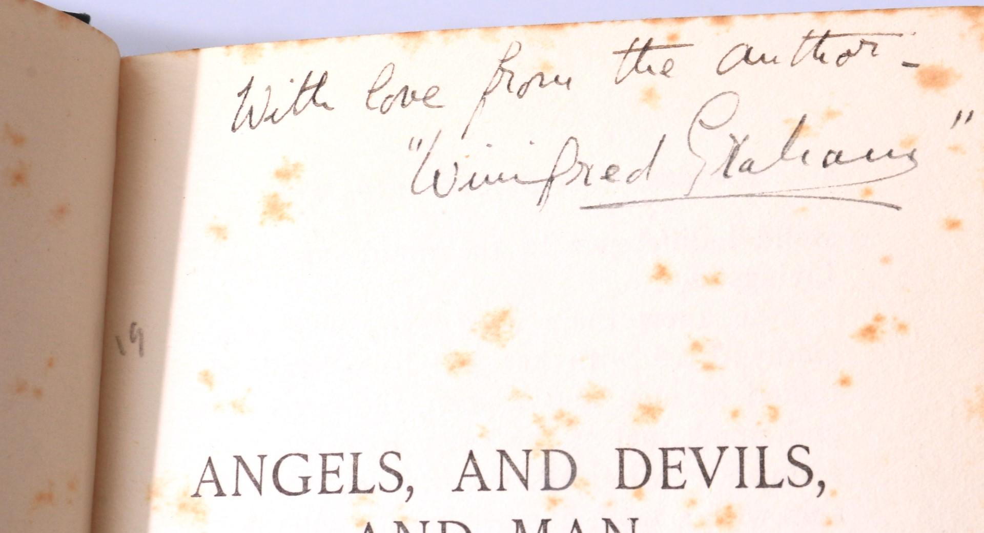 Winifred Graham - Angels and Devils and Man - Cassell, 1904, Signed First Edition.