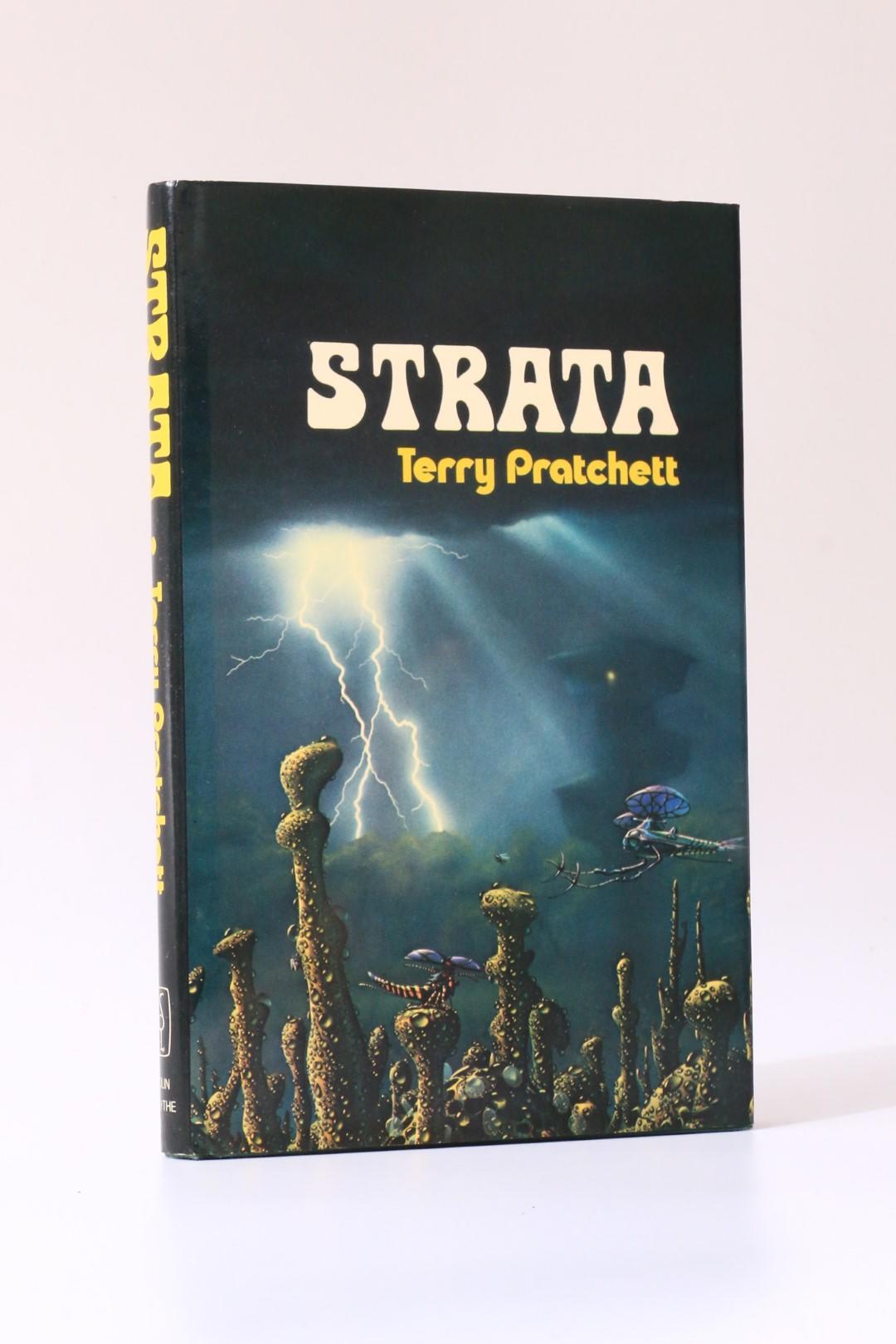 Terry Pratchett - Strata - Colin Smythe, 1981, Signed First Edition.