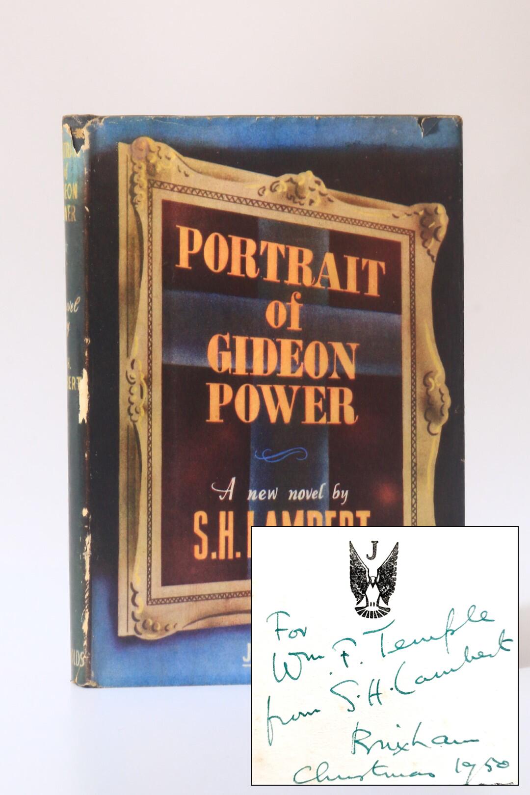 S.H. Lambert [aka Neil Bell] - Portrait of Gideon Power - Jarrolds, 1944, Signed First Edition.