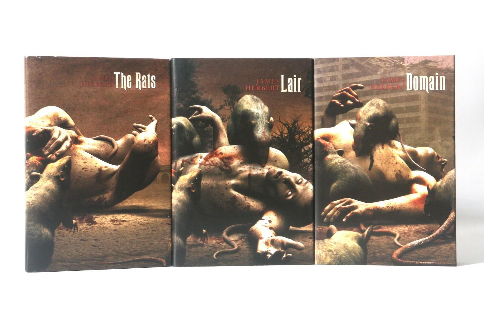 James Herbert - The Rats Trilogy [comprising] The Rats, Lair and Domain - Centipede Press, 2015, Limited Edition.