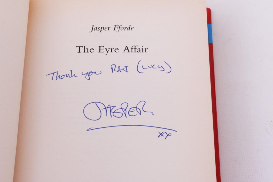 Jasper Fforde - The Eyre Affair - Hodder & Stoughton, 2001, Signed First Edition.