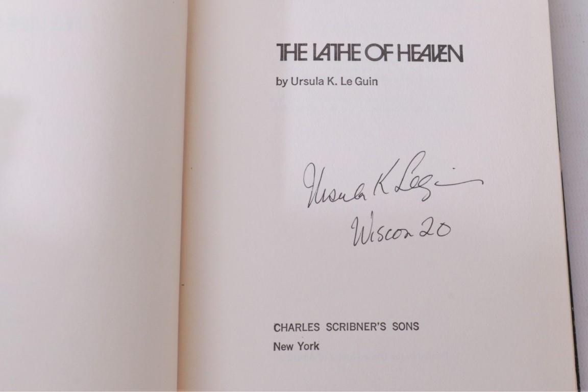 Ursula K. Le Guin - The Lathe of Heaven - Scribner's, 1971, Later Edition.  Signed