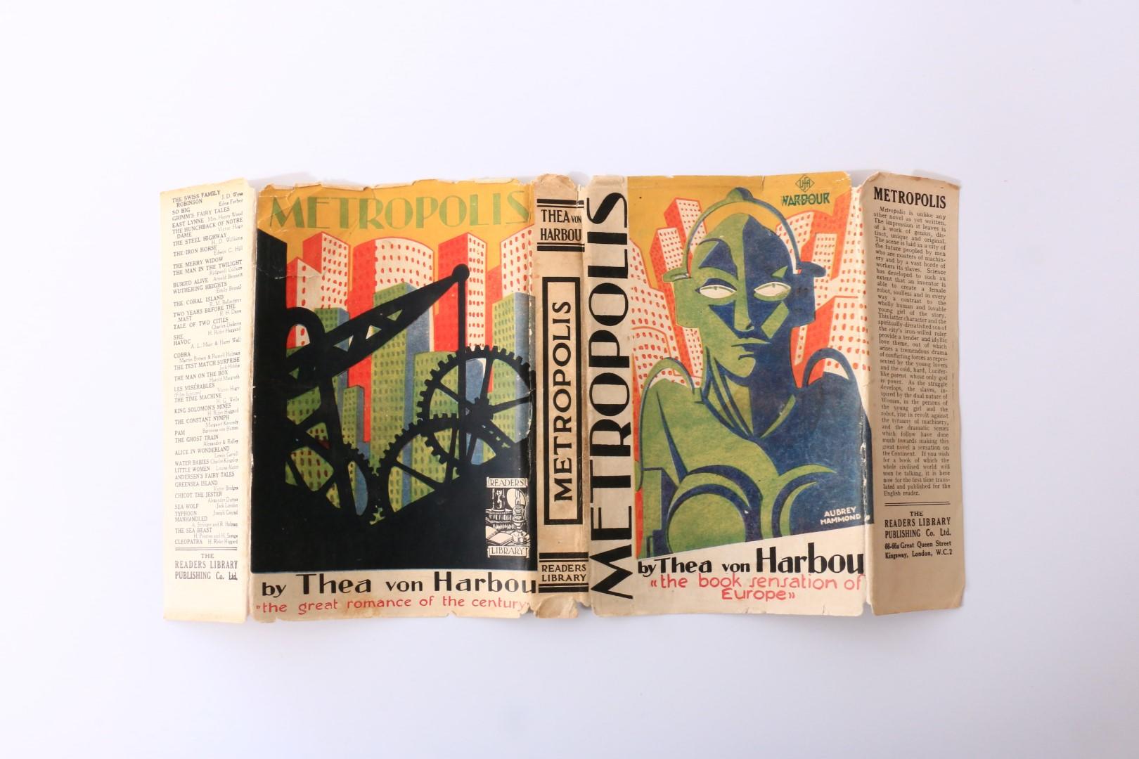 Thea von Harbou - Metropolis - The Readers Library, n.d. [1927], First Edition.