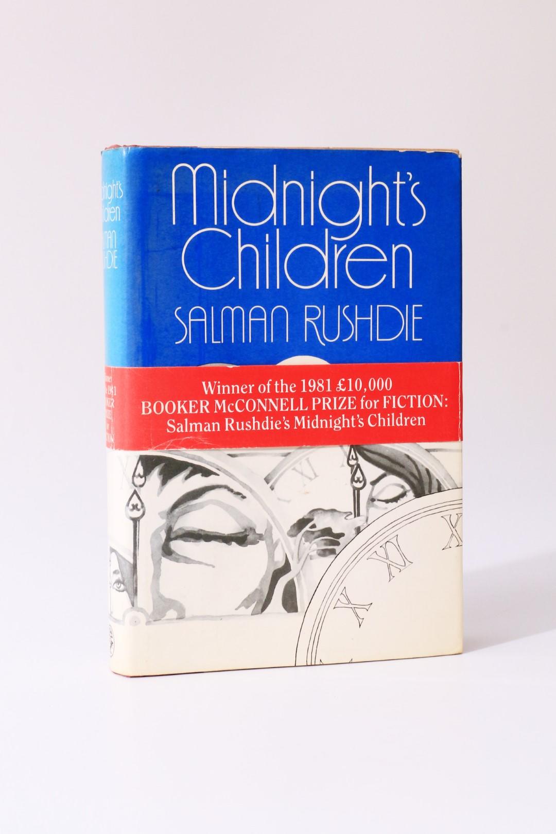 Salman Rushdie - Midnight's Children - Jonathan Cape, 1981, First Edition.