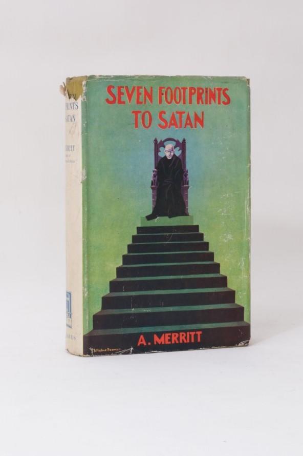 A. Merritt - Seven Footprints to Satan - The Richards Press, n.d. [1928], First Edition.