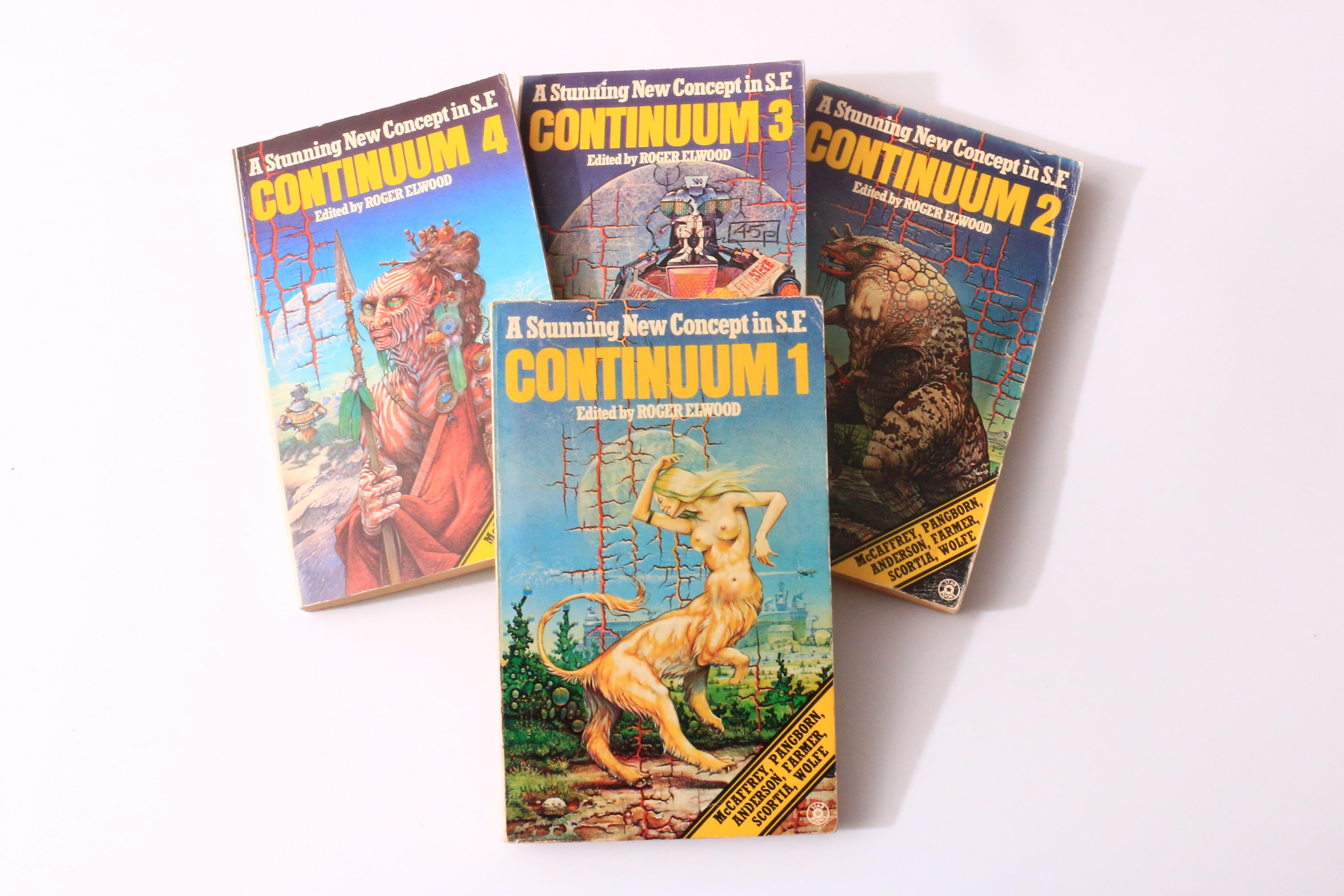 Roger Elwood [ed] - Continuum 1 - 4 - Star Books, 1977, First Edition.