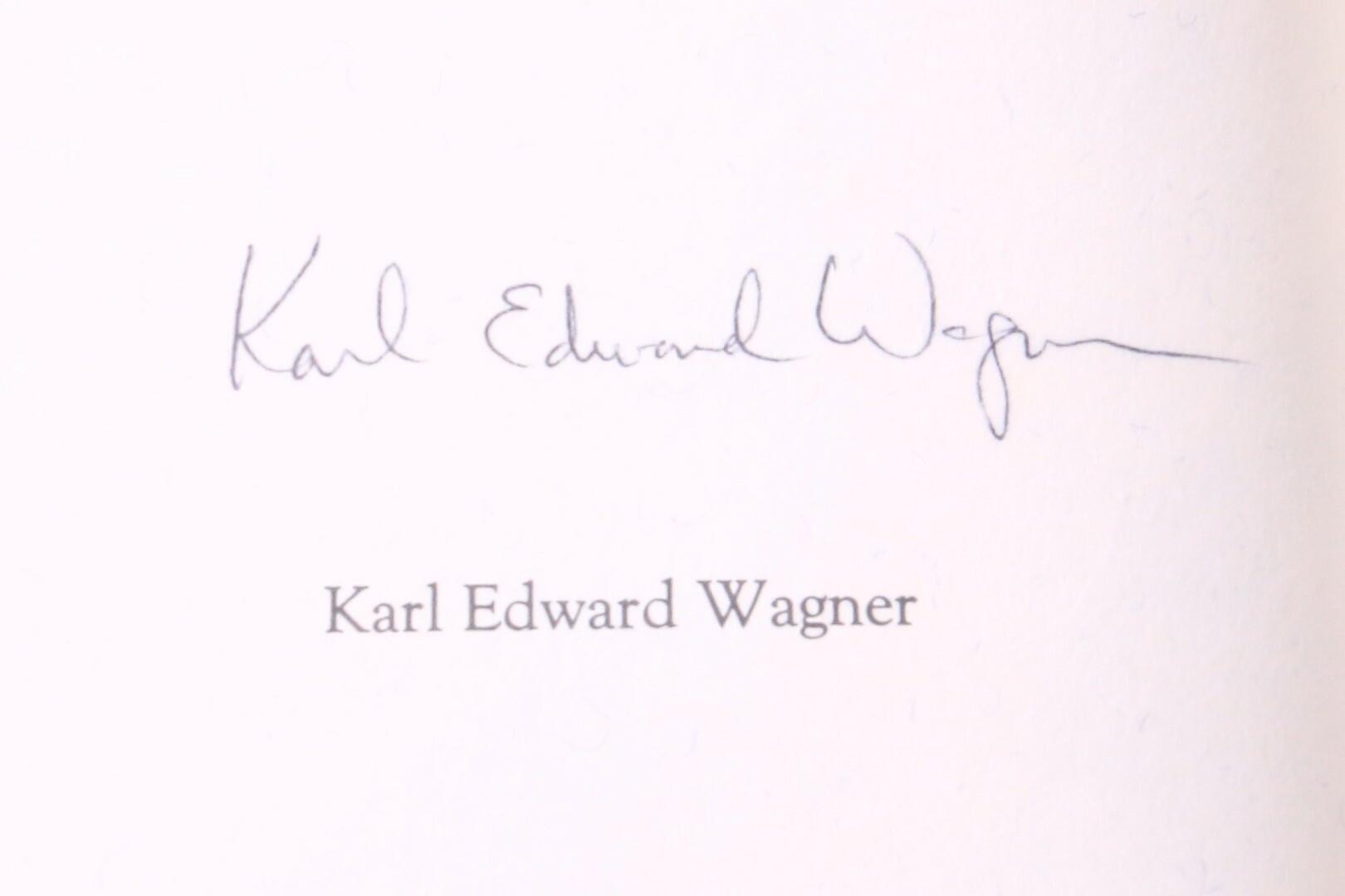 Karl Edward Wagner - The Book of Kane - Grant, 1985, Signed Limited Edition.