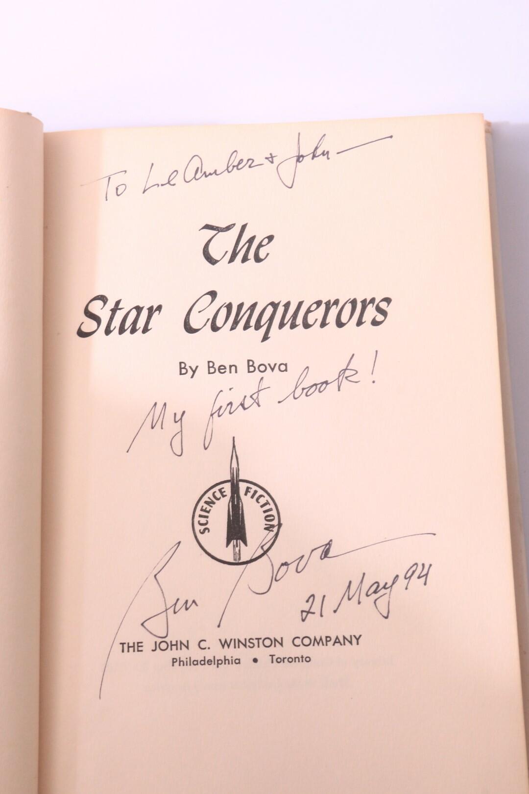 Ben Bova - The Star Conquerors - Winston, 1959, Signed First Edition.