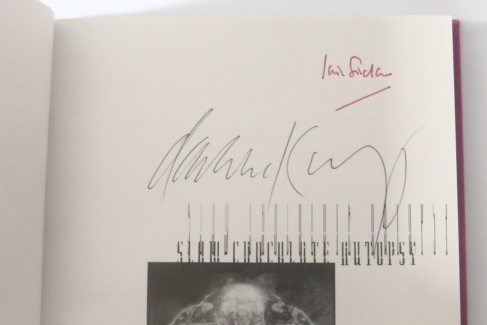 Iain Sinclair - Slow Chocolate Autopsy - Phoenix House, 1997, Signed Limited Edition.