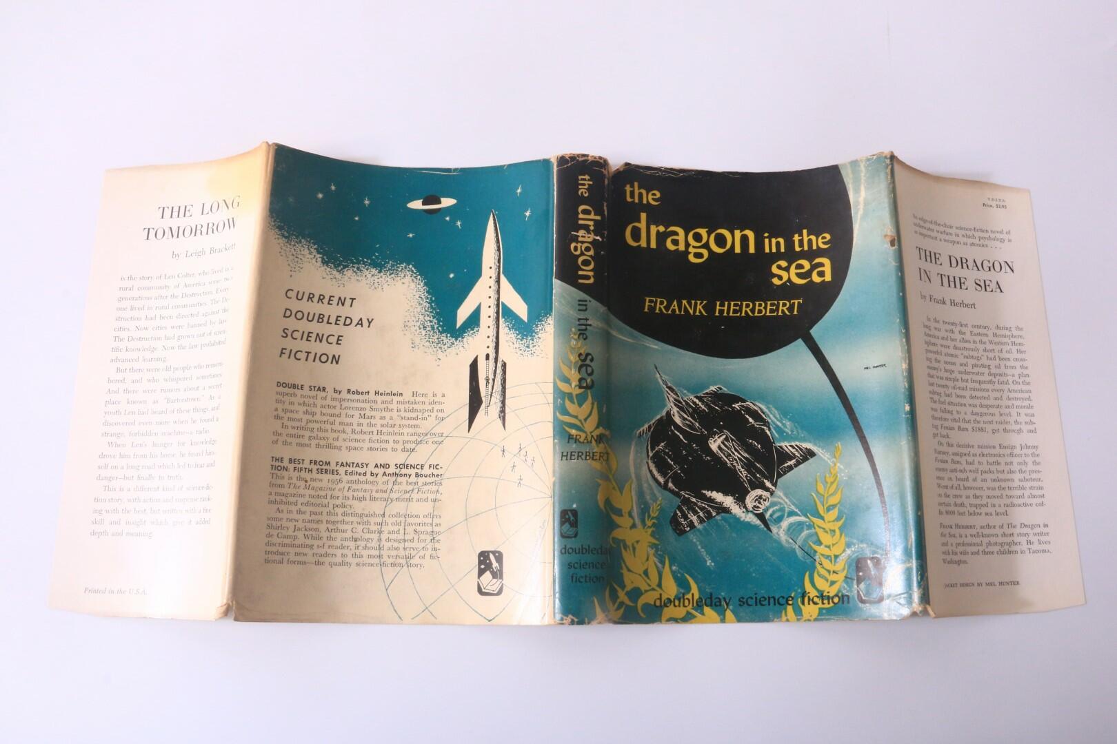Frank Herbert - The Dragon in the Sea - Doubleday, 1956, Signed First Edition.