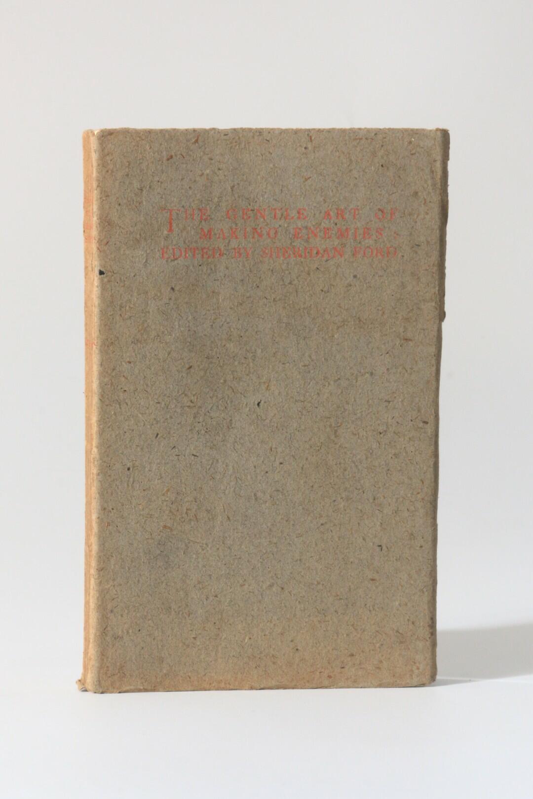 [James McNeill Whistler] - The Gentle Art of Making Enemies - Frederick Stokes, 1890, First Edition.
