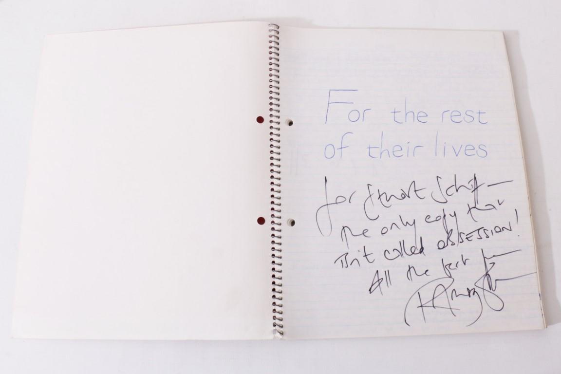 Ramsey Campbell - For the Rest of Their Lives, Autograph Manuscript - None, n.d. [c1983], Manuscript. Signed