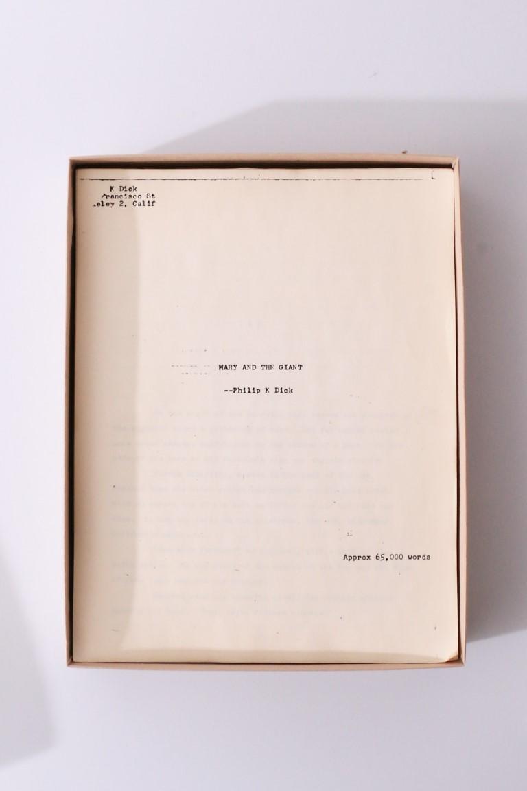 Philip K. Dick - Mary and the Giant - None, 1986, Manuscript.