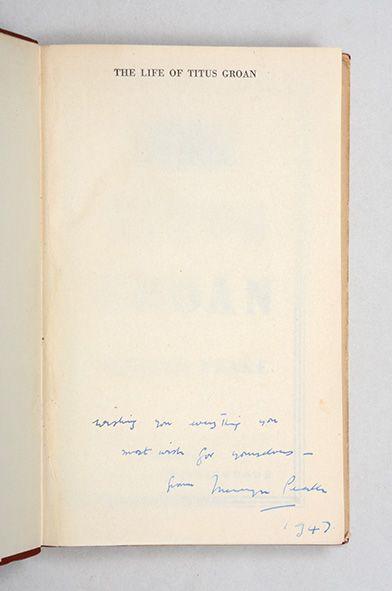 Mervyn Peake - Titus Groan - Eyre & Spottiswoode, 1946, Signed First Edition.