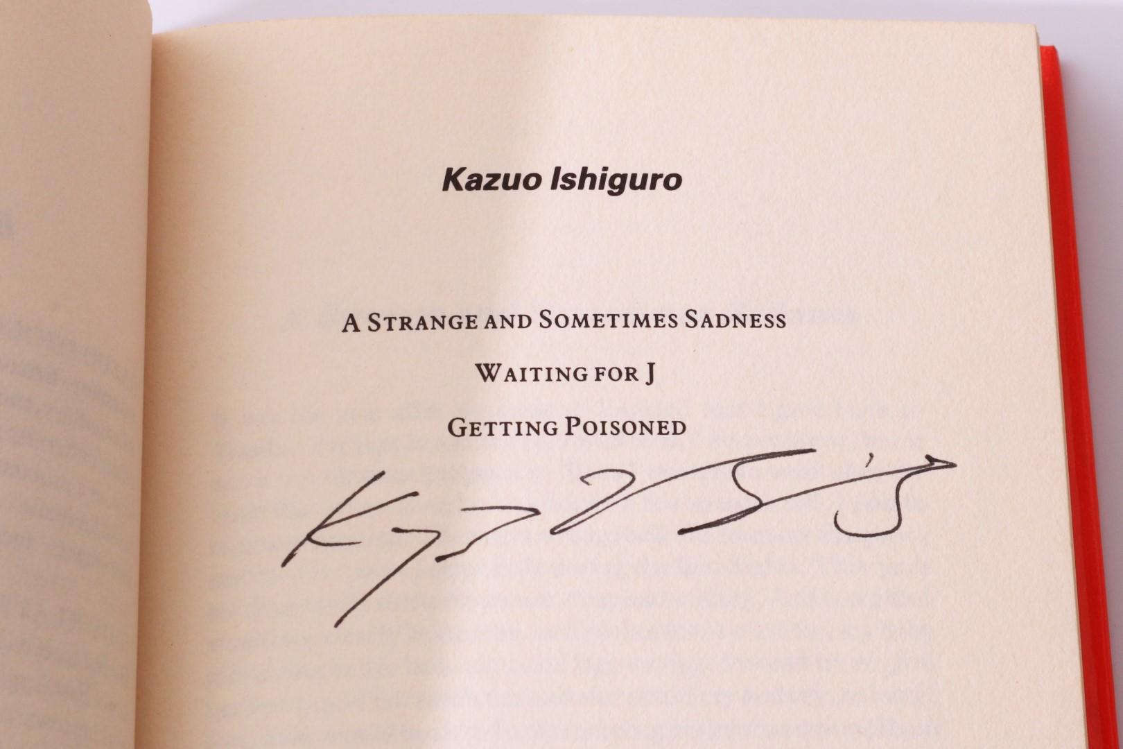 Kazuo Ishiguro - Introductions 7 - Stories by New Writers - Faber & Faber, 1981, Signed First Edition.