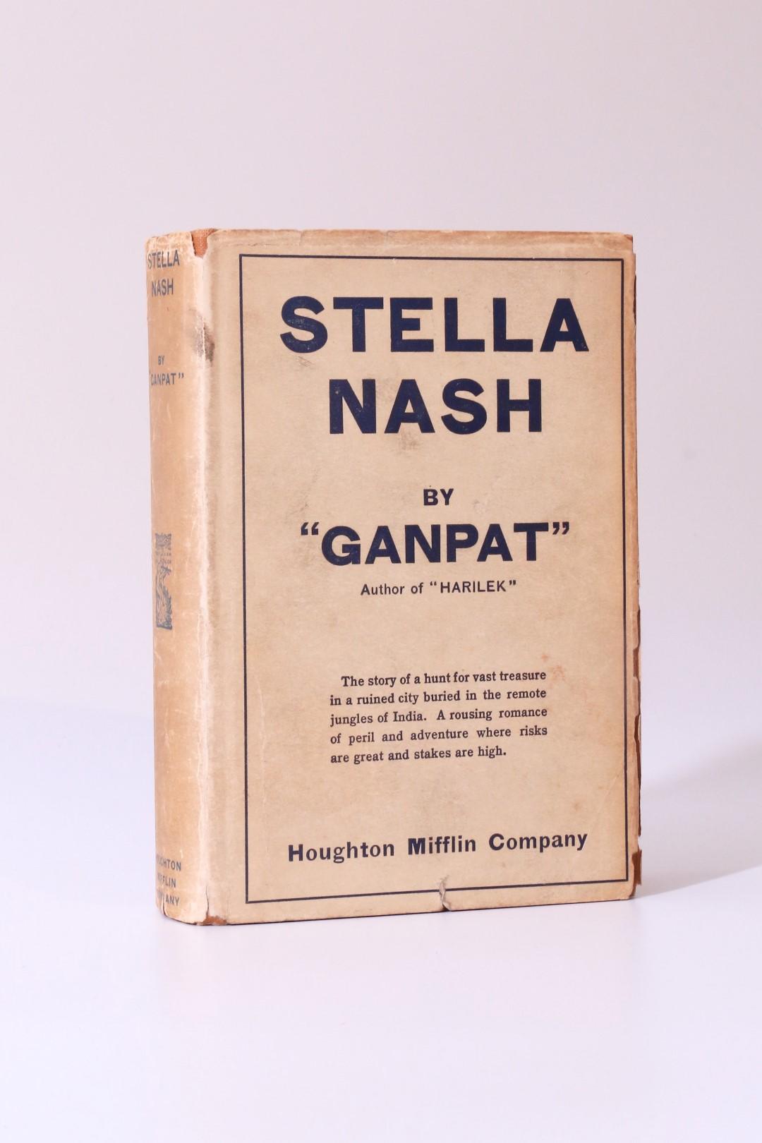 Ganpat [M.L.A. Gompertz] - Stella Nash - Houghton Mifflin and Co., 1924, First Edition.