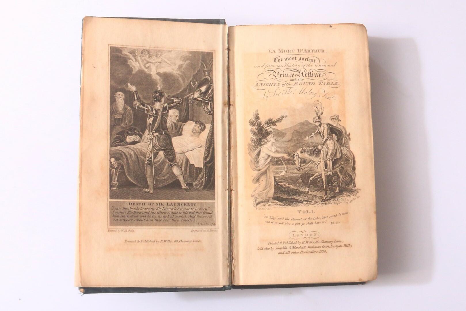 Thomas Malory - La Mort D'Arthur: The Most Ancient and Famous History of the Renowned Prince Arthur and the Knights of the Round Table - R. Wilks, 1816, First Edition.
