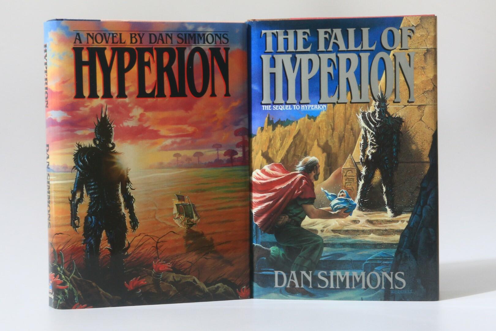 Dan Simmons - Hyperion w/ The Fall of Hyperion - Doubleday, 1989, First Edition.