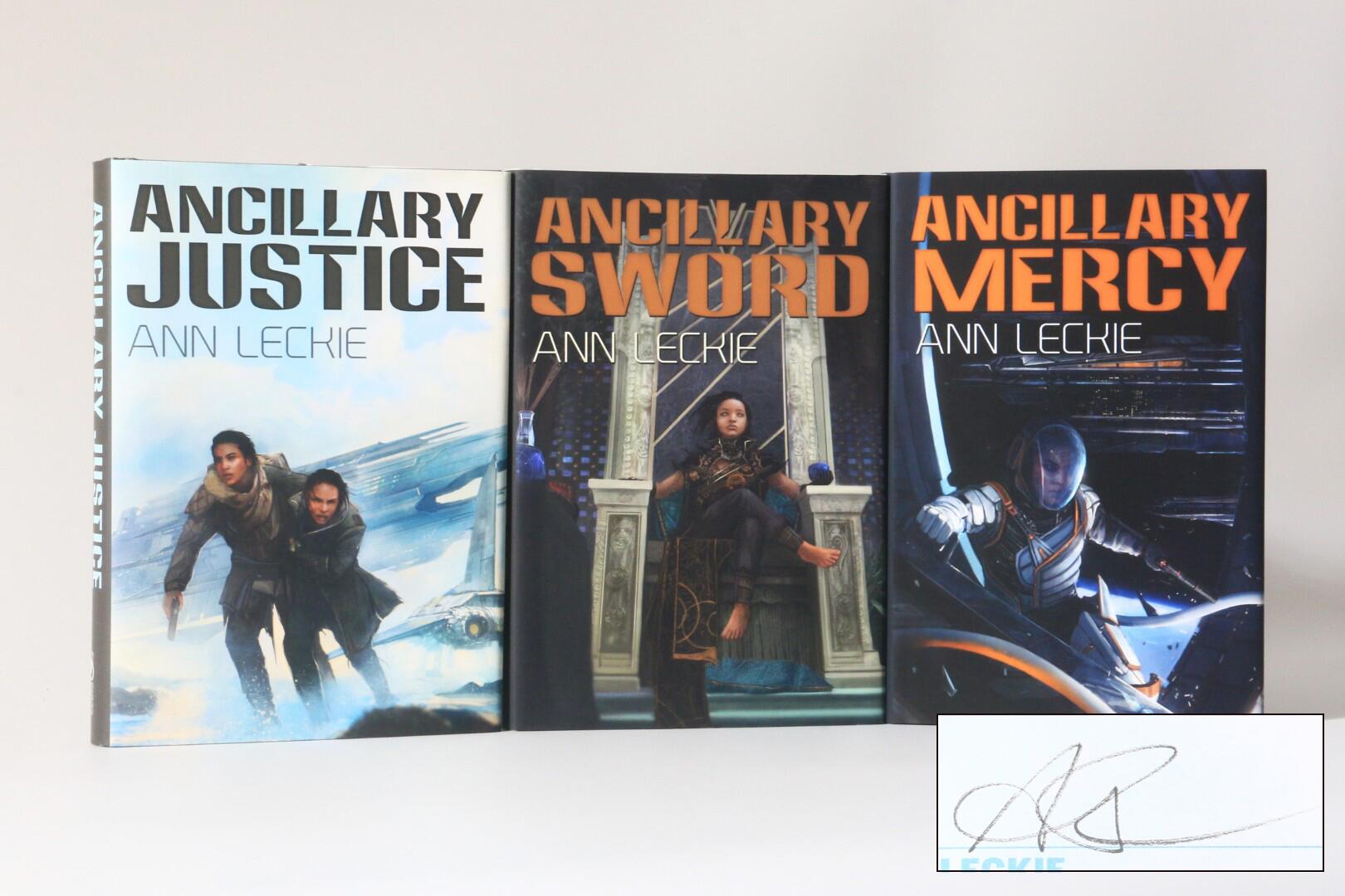 Ann Leckie - The Imperial Radch Trilogy [Ancillary Justice, Ancillary Sword and Ancillary Mercy] - Subterranean Press, 2015-2017, Signed Limited Edition.