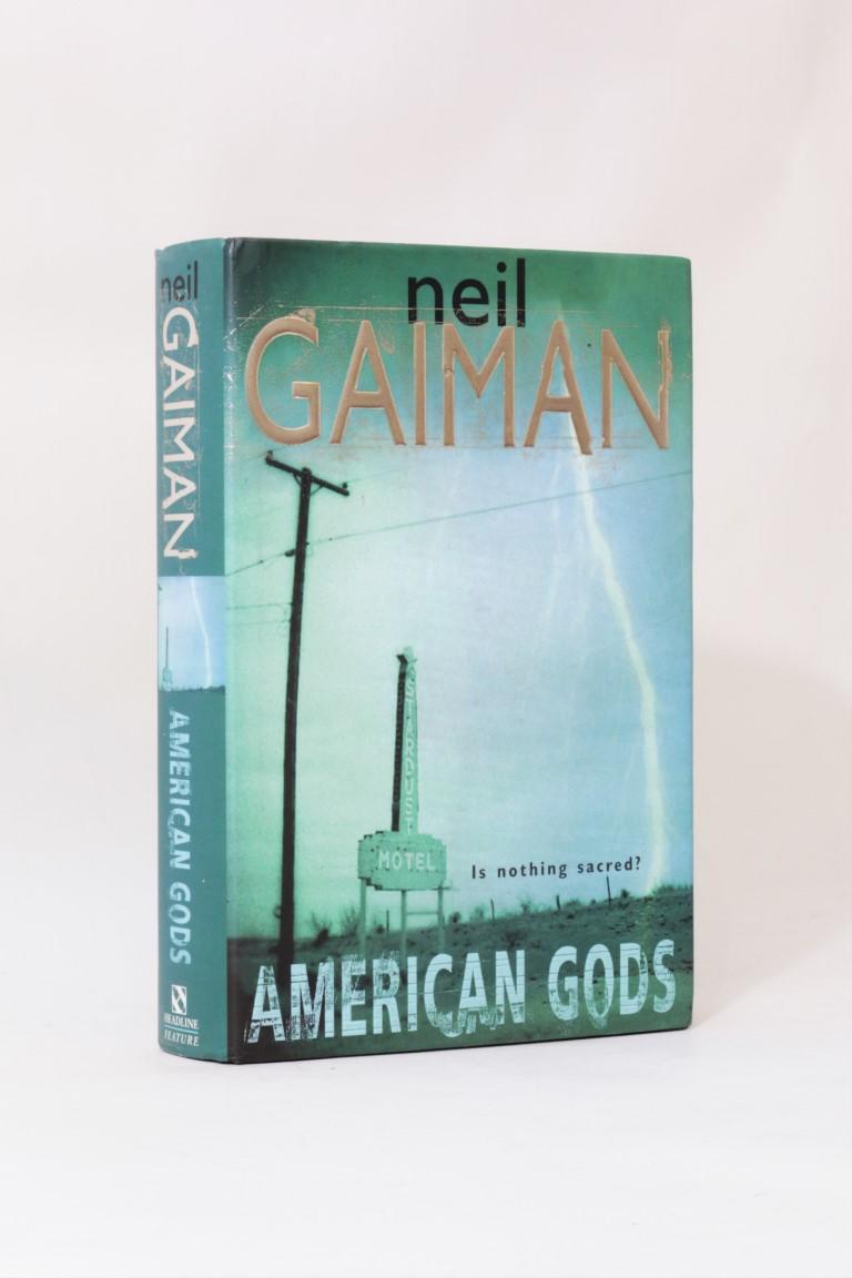 Neil Gaiman - American Gods - Headline, 2001, Signed First Edition.