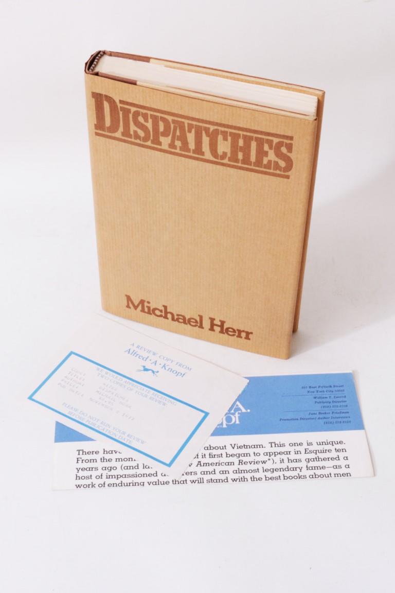 Michael Herr - Dispatches - Knopf, 1977, First Edition.