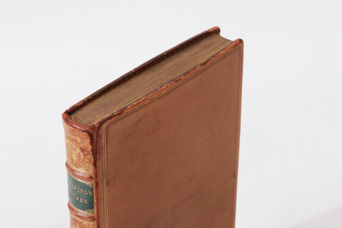 Anonymous [William Beckford] - An Arabian Tale [Vathek] from an Unpublished Manuscript - J. Johnson, 1786, First Edition.