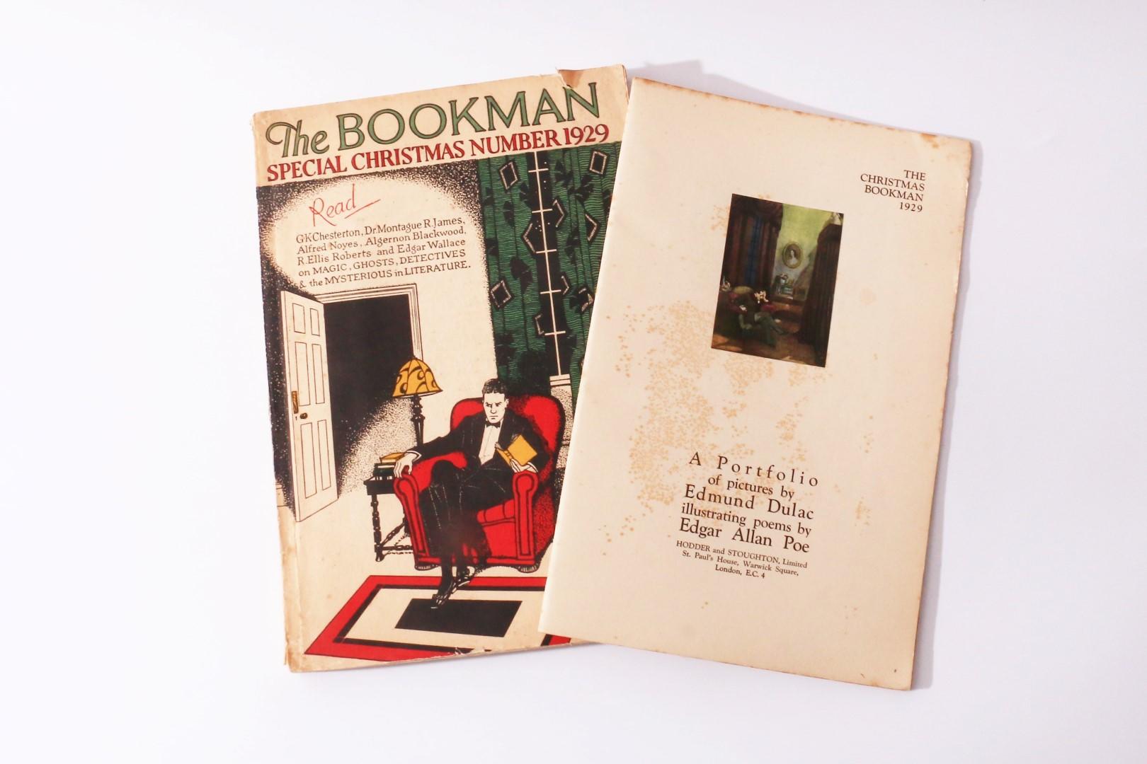 Various - The Bookman Special Christmas Number 1929 w/ Dulac Portfolio - Hodder & Stoughton, 1929, First Edition.