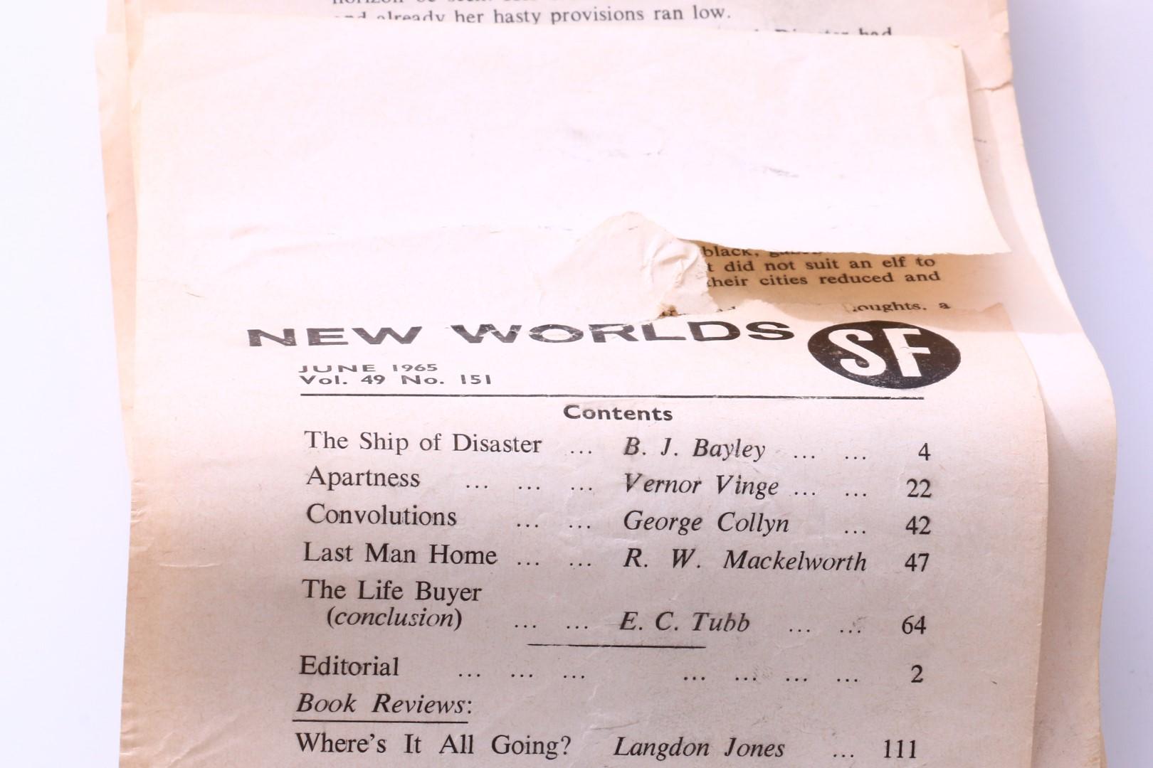 Michael Moorcock [ed.] - New Worlds: June 1965 (volume 49, No. 151) - , 1965, Proof.