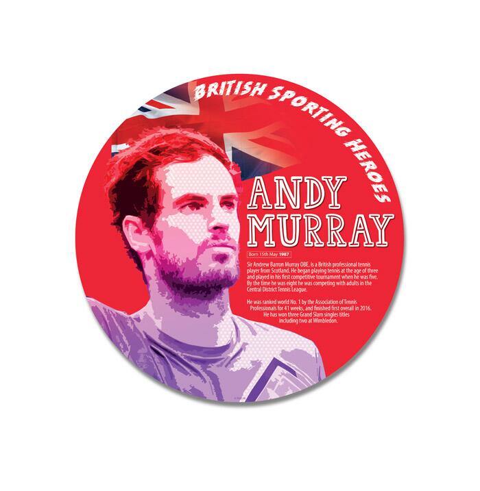 'Range of Circular British Sporting Heroes' From
