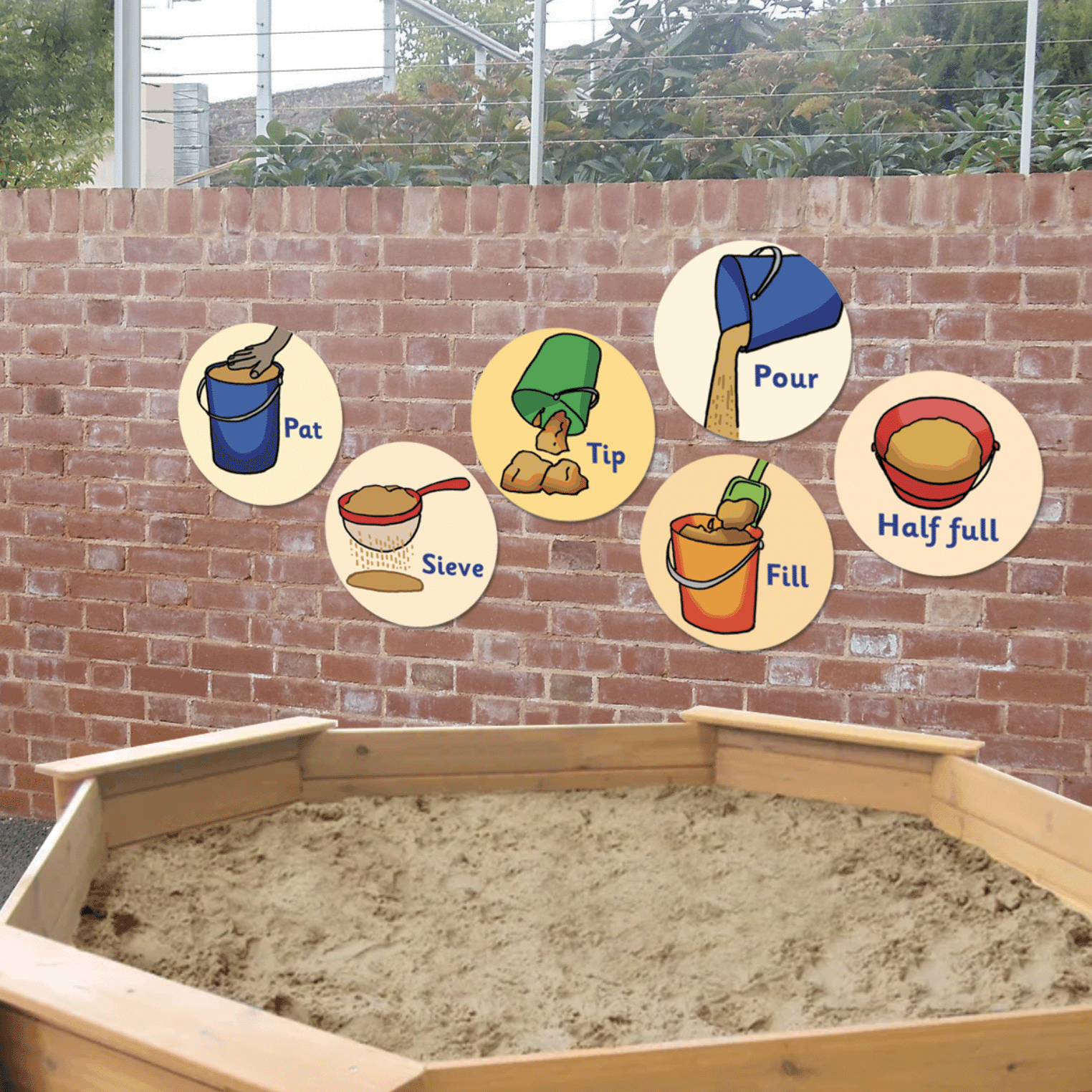 'Sand Pit' Signs Set of 11