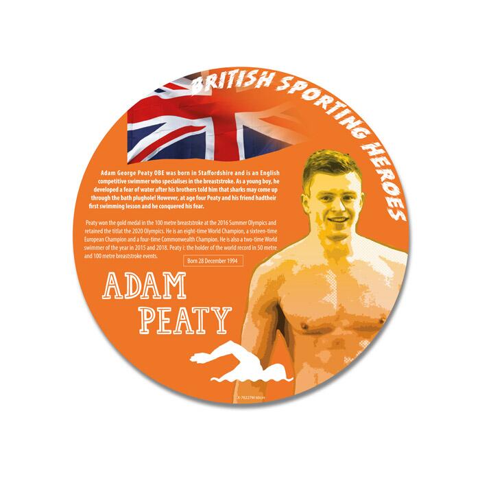 'Range of Circular British Sporting Heroes' From