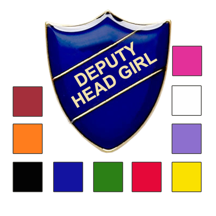DEPUTY HEAD GIRL School badges